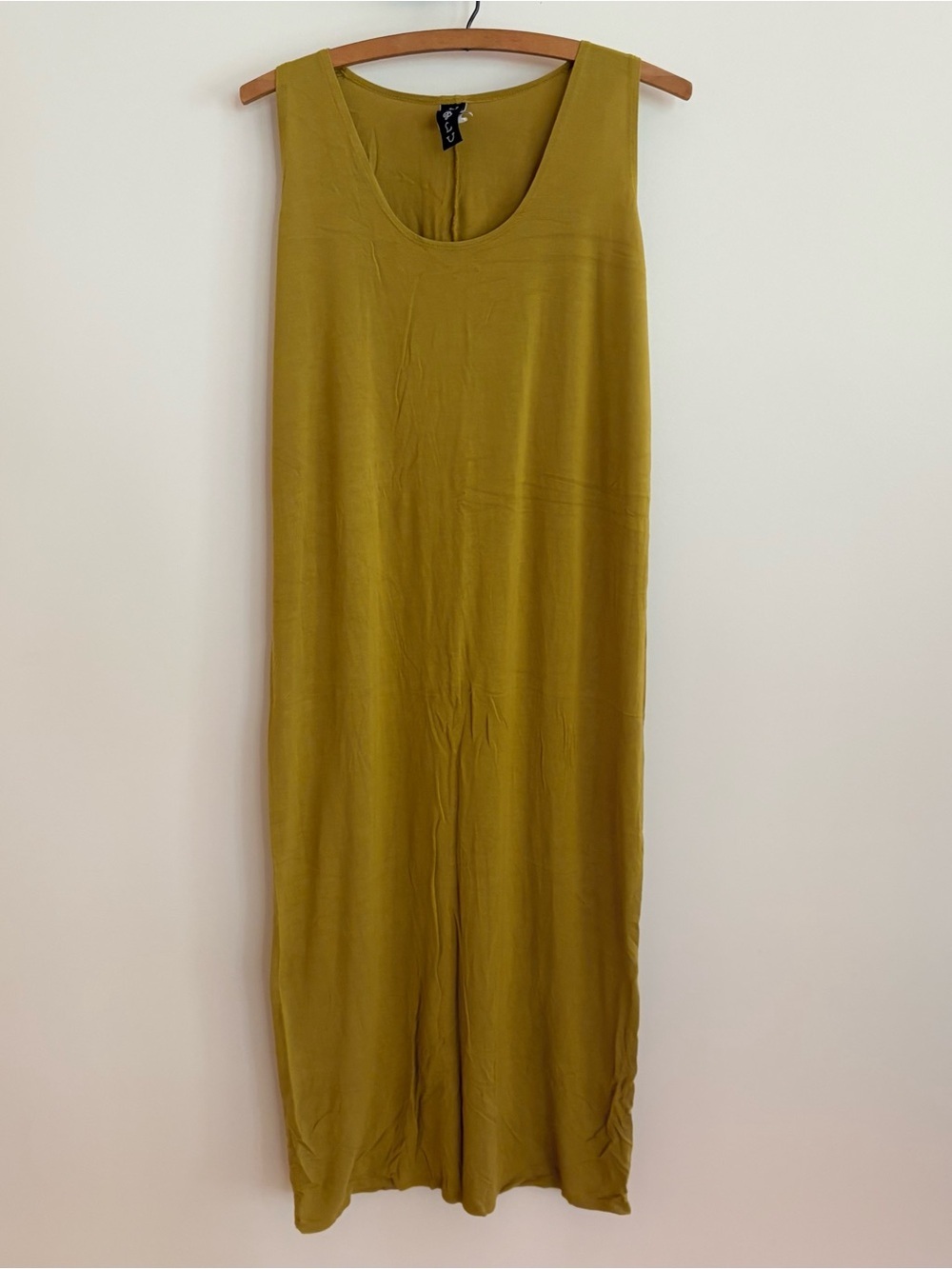 Noblu Chartreuse Sleeveless Maxi Dress